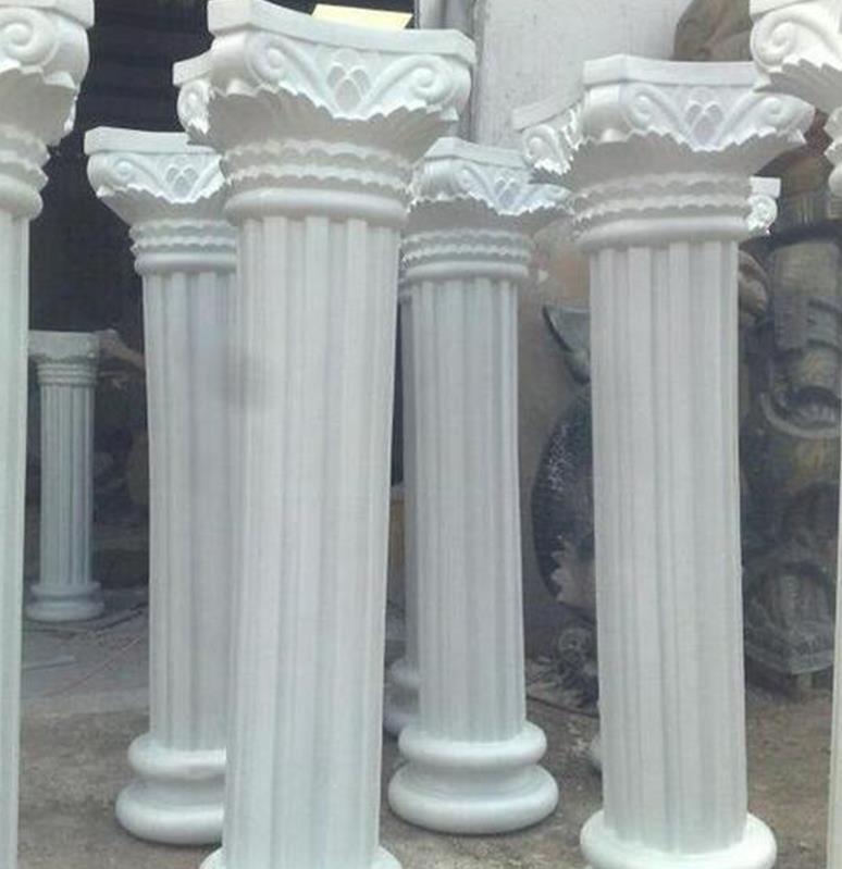 grc構(gòu)件廠家：grc羅馬柱安裝后是否需要涂漆？
