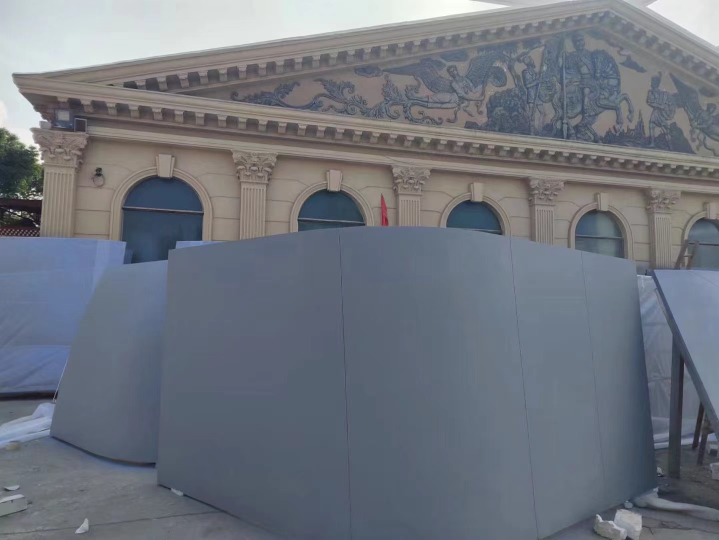 清水混凝土板的生產(chǎn)工藝|GRC清水混凝土板廠家